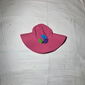 Hanna Andersson, pink flower beach hat